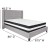 Flash Furniture HG-BM-43-GG Queen Size Tufted Upholstered Platform Bed, Light Gray Fabric with Pocket Spring Mattress addl-3