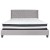 Flash Furniture HG-BM-44-GG King Size Tufted Upholstered Platform Bed, Light Gray Fabric with Pocket Spring Mattress addl-4