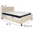 Flash Furniture HG-BMF-18-GG Full Size Tufted Upholstered Platform Bed, Beige Fabric with Memory Foam Mattress addl-3