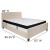 Flash Furniture HG-BMF-19-GG Queen Size Tufted Upholstered Platform Bed, Beige Fabric with Memory Foam Mattress addl-3