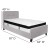 Flash Furniture HG-BMF-25-GG Twin Size Tufted Upholstered Platform Bed, Light Gray Fabric with Memory Foam Mattress addl-3