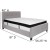 Flash Furniture HG-BMF-26-GG Full Size Tufted Upholstered Platform Bed, Light Gray Fabric with Memory Foam Mattress addl-3