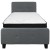 Flash Furniture HG-BMF-29-GG Twin Size Tufted Upholstered Platform Bed, Dark Gray Fabric with Memory Foam Mattress addl-4