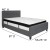 Flash Furniture HG-BMF-30-GG Full Size Tufted Upholstered Platform Bed, Dark Gray Fabric with Memory Foam Mattress addl-3