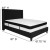 Flash Furniture HG-BMF-38-GG Full Size Tufted Upholstered Platform Bed, Black Fabric with Memory Foam Mattress addl-3