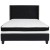 Flash Furniture HG-BMF-38-GG Full Size Tufted Upholstered Platform Bed, Black Fabric with Memory Foam Mattress addl-4