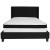 Flash Furniture HG-BMF-39-GG Queen Size Tufted Upholstered Platform Bed, Black Fabric with Memory Foam Mattress addl-4