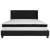 Flash Furniture HG-BMF-40-GG King Size Tufted Upholstered Platform Bed, Black Fabric with Memory Foam Mattress addl-4