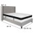 Flash Furniture HG-BMF-42-GG Full Size Tufted Upholstered Platform Bed, Light Gray Fabric with Memory Foam Mattress addl-3