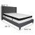 Flash Furniture HG-BMF-47-GG Queen Size Tufted Upholstered Platform Bed, Dark Gray Fabric with Memory Foam Mattress addl-3