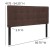 Flash Furniture HG-HB1704-F-DBR-GG Tufted Upholstered Full Size Headboard, Dark Brown Fabric addl-4