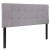 Flash Furniture HG-HB1704-F-LG-GG Tufted Upholstered Full Size Headboard, Light Gray Fabric addl-2