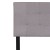 Flash Furniture HG-HB1704-F-LG-GG Tufted Upholstered Full Size Headboard, Light Gray Fabric addl-8