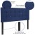 Flash Furniture HG-HB1704-F-N-GG Tufted Upholstered Full Size Headboard, Navy Fabric addl-5