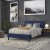 Flash Furniture HG-HB1704-F-N-GG Tufted Upholstered Full Size Headboard, Navy Fabric addl-8