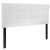 Flash Furniture HG-HB1704-F-W-GG Tufted Upholstered Full Size Headboard, White Fabric addl-2