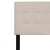 Flash Furniture HG-HB1704-K-B-GG Tufted Upholstered King Size Headboard, Beige Fabric addl-7