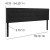 Flash Furniture HG-HB1704-K-BK-GG Tufted Upholstered King Size Headboard, Black Fabric addl-4