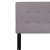 Flash Furniture HG-HB1704-K-LG-GG Tufted Upholstered King Size Headboard, Light Gray Fabric addl-7