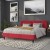 Flash Furniture HG-HB1704-K-R-GG Tufted Upholstered King Size Headboard, Red Fabric addl-5