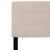 Flash Furniture HG-HB1704-Q-B-GG Tufted Upholstered Queen Size Headboard, Beige Fabric addl-8