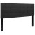 Flash Furniture HG-HB1704-Q-BK-GG Tufted Upholstered Queen Size Headboard, Black Fabric addl-2