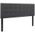 Flash Furniture HG-HB1704-Q-DG-GG Tufted Upholstered Queen Size Headboard, Dark Gray Fabric addl-2