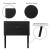 Flash Furniture HG-HB1704-T-BK-GG Tufted Upholstered Twin Size Headboard, Black Fabric addl-4