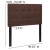 Flash Furniture HG-HB1704-T-DBR-GG Tufted Upholstered Twin Size Headboard, Dark Brown Fabric addl-4