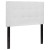 Flash Furniture HG-HB1704-T-W-GG Tufted Upholstered Twin Size Headboard, White Fabric addl-2