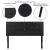 Flash Furniture HG-HB1705-F-BK-GG Lennox Tufted Upholstered Full Size Headboard, Black Vinyl addl-5