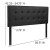 Flash Furniture HG-HB1705-F-BK-GG Lennox Tufted Upholstered Full Size Headboard, Black Vinyl addl-6