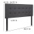 Flash Furniture HG-HB1705-F-GY-GG Lennox Tufted Upholstered Full Size Headboard, Gray Vinyl addl-5