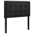 Flash Furniture HG-HB1705-T-BK-GG Lennox Tufted Upholstered Twin Size Headboard, Black Vinyl addl-2