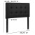 Flash Furniture HG-HB1705-T-BK-GG Lennox Tufted Upholstered Twin Size Headboard, Black Vinyl addl-6