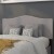 Flash Furniture HG-HB1707-F-LG-GG Upholstered Full Size Headboard with Accent Nail Trim in Light Gray addl-1