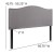 Flash Furniture HG-HB1707-F-LG-GG Upholstered Full Size Headboard with Accent Nail Trim in Light Gray addl-5