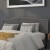 Flash Furniture HG-HB1707-K-DG-GG Dark Gray Upholstered King Size Headboard with Accent Nail Trim addl-1