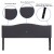 Flash Furniture HG-HB1707-K-DG-GG Dark Gray Upholstered King Size Headboard with Accent Nail Trim addl-3