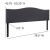 Flash Furniture HG-HB1707-K-DG-GG Dark Gray Upholstered King Size Headboard with Accent Nail Trim addl-4