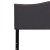 Flash Furniture HG-HB1707-K-DG-GG Dark Gray Upholstered King Size Headboard with Accent Nail Trim addl-7