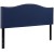 Flash Furniture HG-HB1707-Q-N-GG Navy Upholstered Queen Size Headboard with Accent Nail Trim addl-2