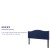 Flash Furniture HG-HB1707-Q-N-GG Navy Upholstered Queen Size Headboard with Accent Nail Trim addl-4