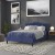 Flash Furniture HG-HB1707-Q-N-GG Navy Upholstered Queen Size Headboard with Accent Nail Trim addl-7