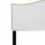 Flash Furniture HG-HB1707-Q-W-GG White Upholstered Queen Size Headboard with Accent Nail Trim addl-8