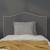 Flash Furniture HG-HB1707-T-DG-GG Dark Gray Upholstered Twin Size Headboard with Accent Nail Trim addl-6