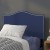 Flash Furniture HG-HB1707-T-N-GG Navy Upholstered Twin Size Headboard with Accent Nail Trim in Fabric addl-1