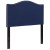 Flash Furniture HG-HB1707-T-N-GG Navy Upholstered Twin Size Headboard with Accent Nail Trim in Fabric addl-2