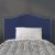 Flash Furniture HG-HB1707-T-N-GG Navy Upholstered Twin Size Headboard with Accent Nail Trim in Fabric addl-6