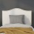 Flash Furniture HG-HB1707-T-W-GG White Upholstered Twin Size Headboard with Accent Nail Trim in Fabric addl-5